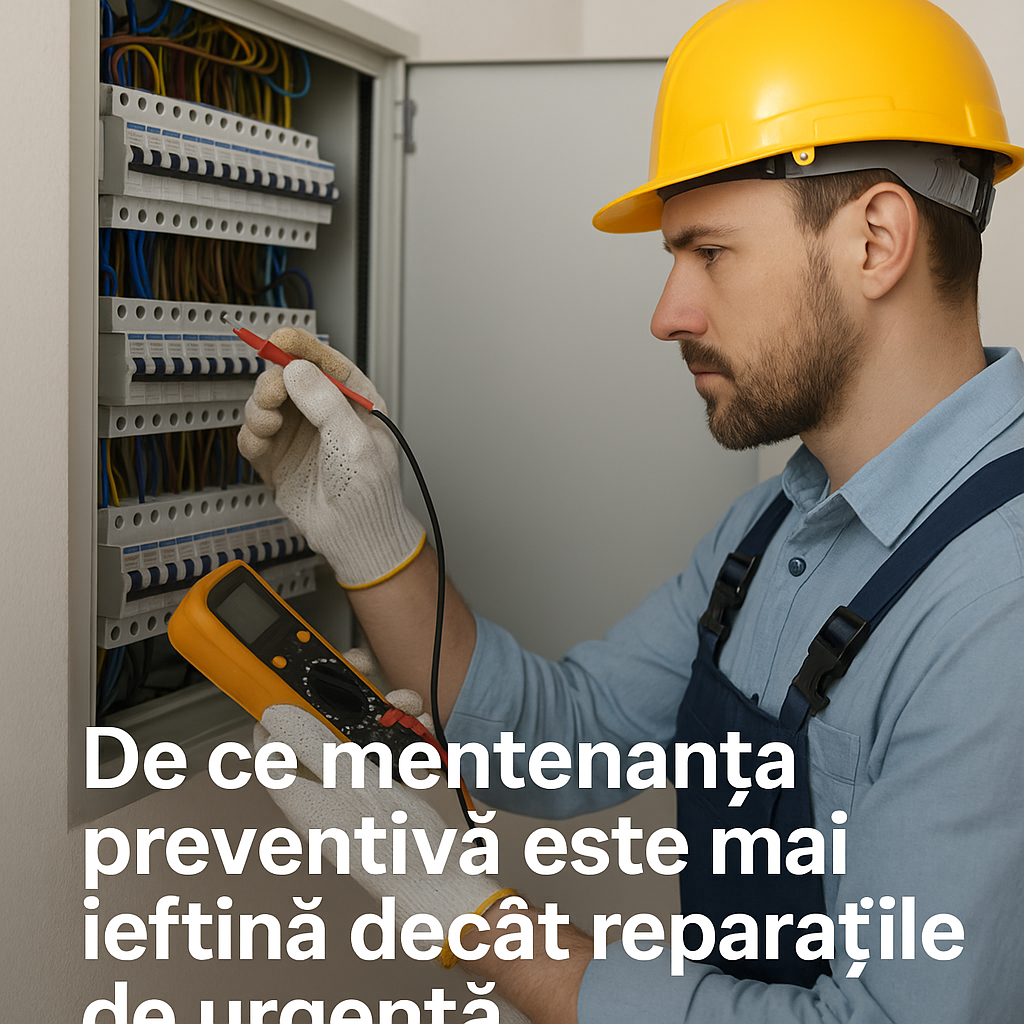 De ce mentenanța preventivă este mai ieftină decât reparațiile de urgență.